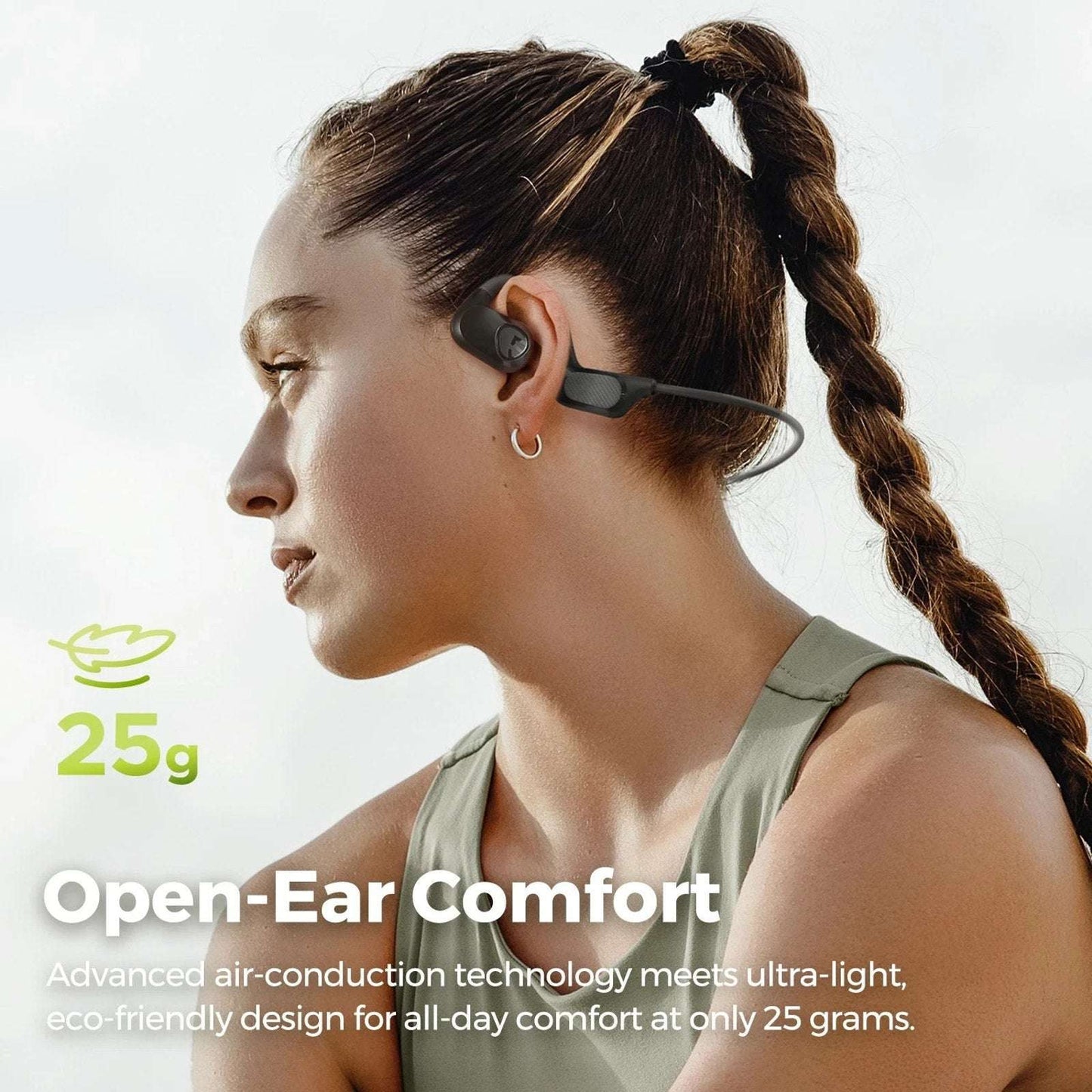 SoundPeats RunFree Lite2 Open Ear Air Conduction Bluetooth Sport Headphones