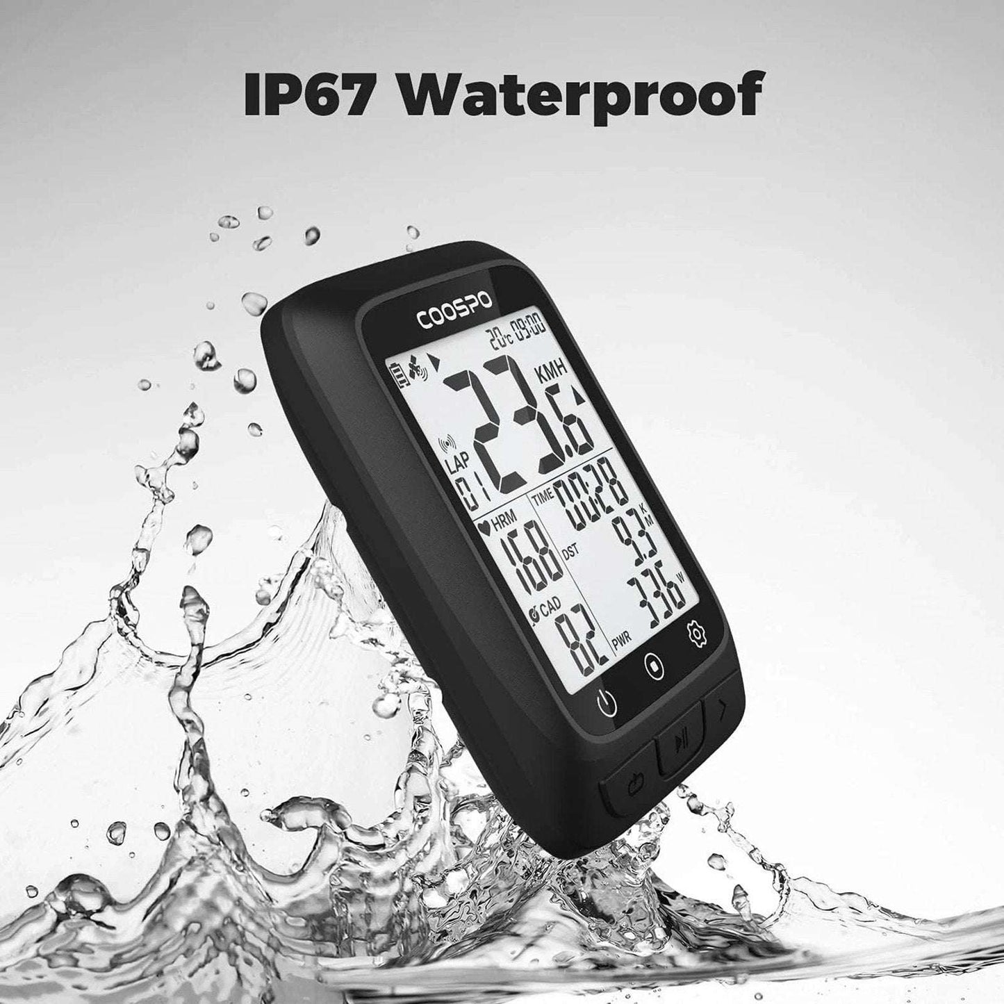 COOSPO BC107 Bluetooth ANT+ Dual GPS Cycling Computer Waterproof Bike Tracker