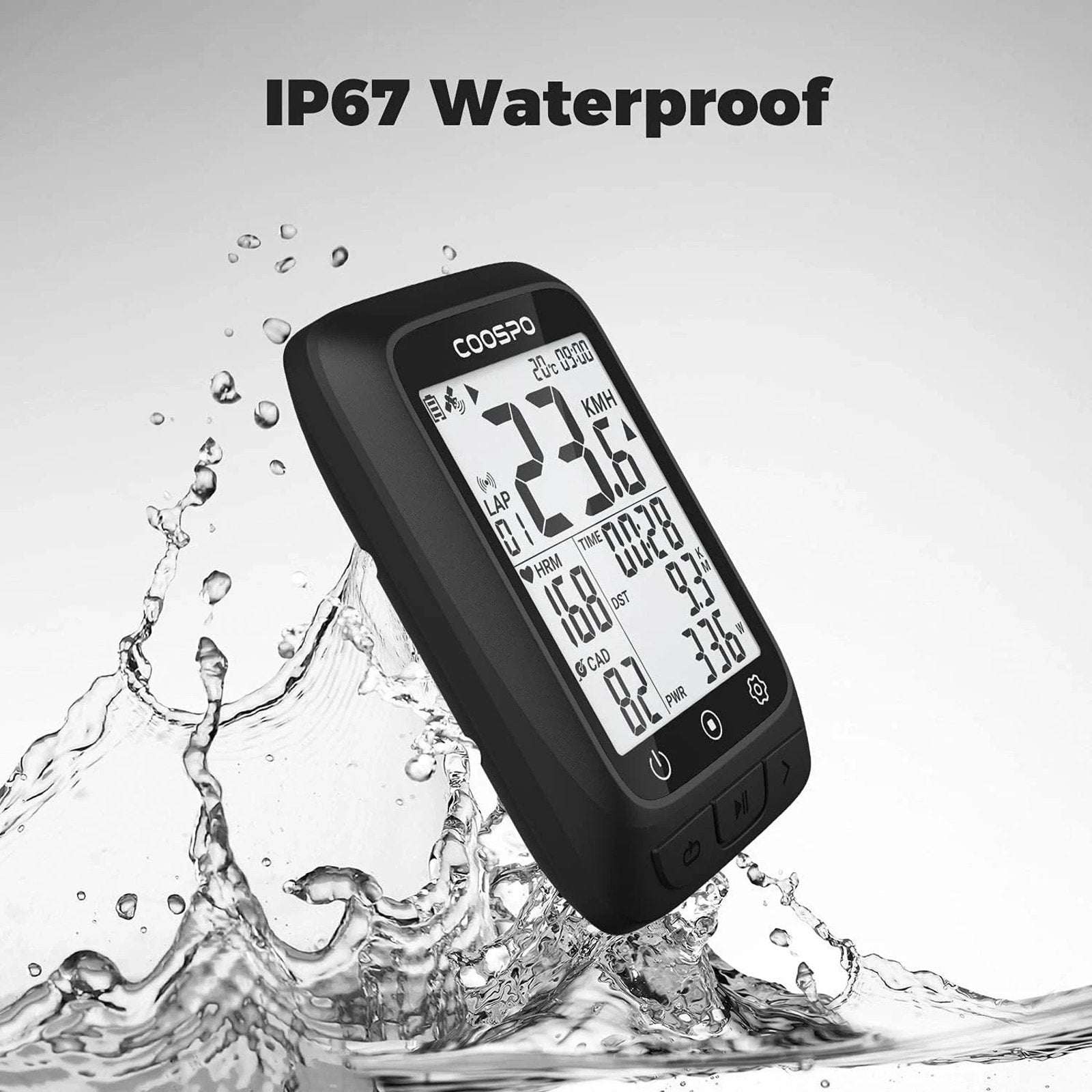 COOSPO BC107 Bluetooth ANT+ Dual GPS Cycling Computer Waterproof Bike Tracker