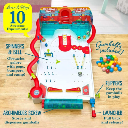 Pinball Machine Maker STEM Experiment Kit + Gumballs - Toy of the Year Finalist