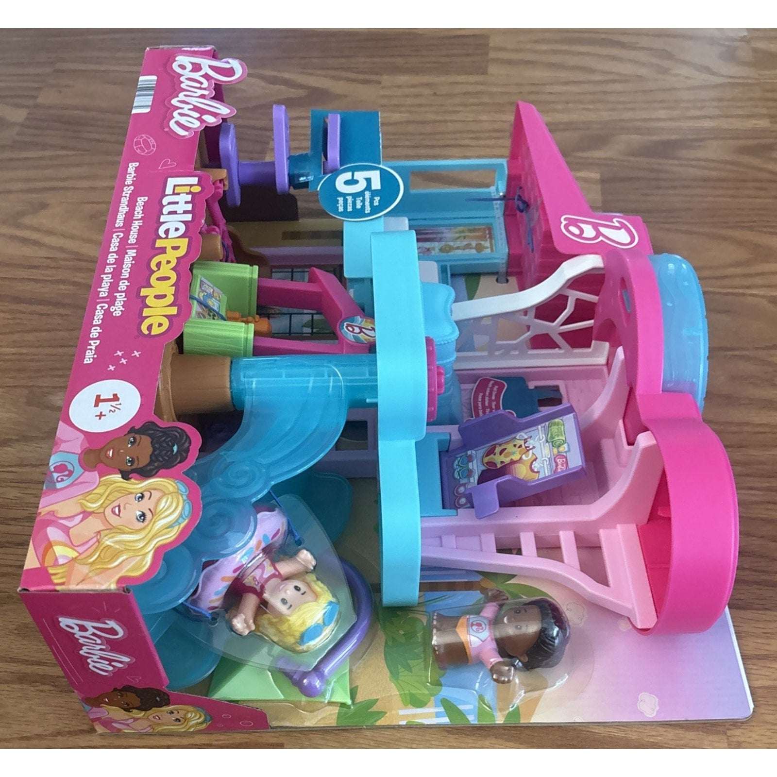Fisher-Price Little People Barbie Beach House Playset Figures and Accessories
