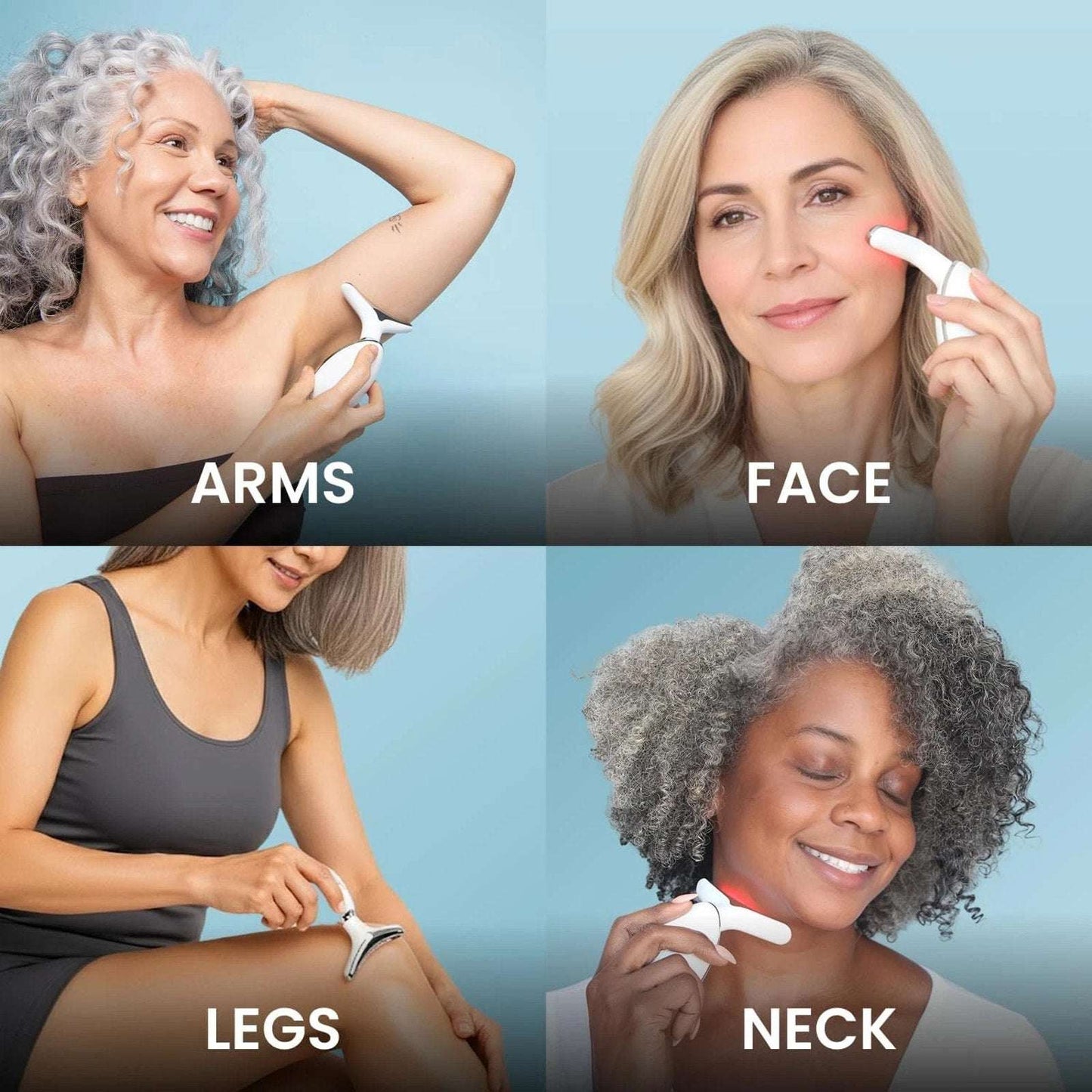 Myoglow by MDD - for Neck, Face and Body LED Skin Tightening & Lifting Device