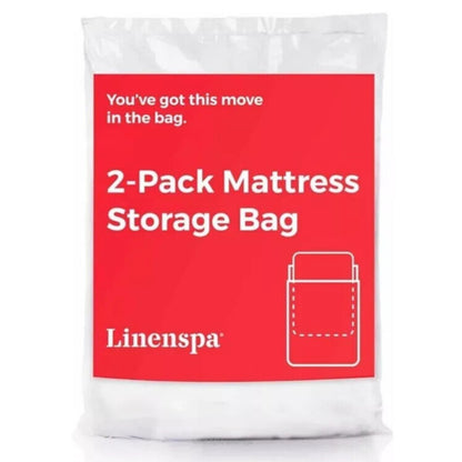 2-Pack King / Cali King Mattress Bag Cover Moving & Storage Linenspa 94" x 96"