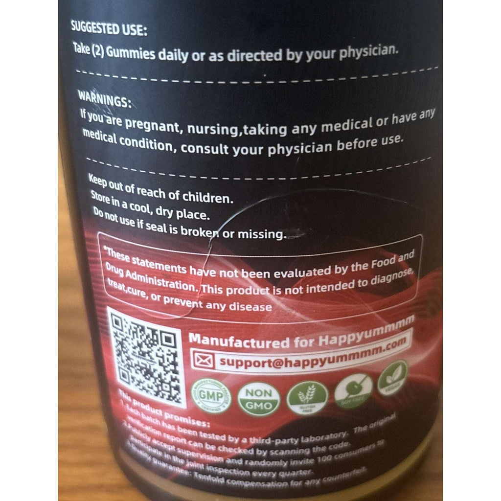 2x Happyummmm Creatine Monohydrate Gummies 5g & 5000MG Variety Pack Exp 6/27