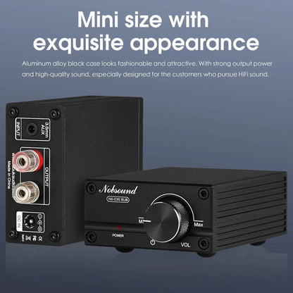 Nobsound NS-03G SUB Mini Mono Channel Digital Amplifier HiFi Subwoofer Power AMP