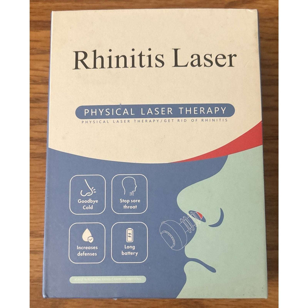Red Light Nasal Therapy Device, 3 Modes Rechargeable for Dry Nose, Colds & Sinus
