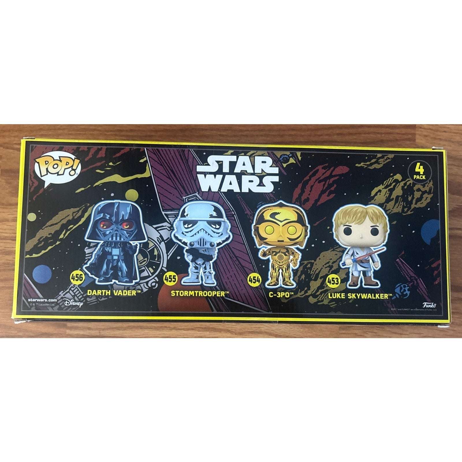 Funko Pop Star Wars 4 Pack Darth Vader Stormtrooper C3PO Luke Skywalker Target