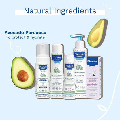 Mustela Newborn Arrival Gift Set Baby Skincare & Bath Essentials 5Pcs FULL SIZE