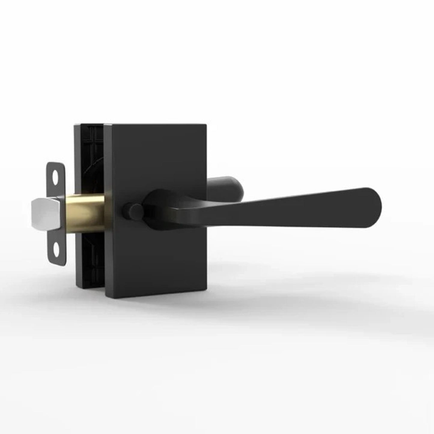 MEGA Handles SERRANO Collection Passage Door Lever Matte Black