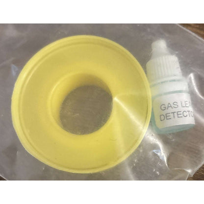 PROCURU 1/2'' OD x 24'' EZ-FUID Gas Connector w/ 1/2'' MIP x 3/4'' MIP Adapters