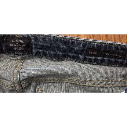 CITIZENS OF HUMANITY Racer Low Rise Skinny Leg Medium Wash Jeans Size 25