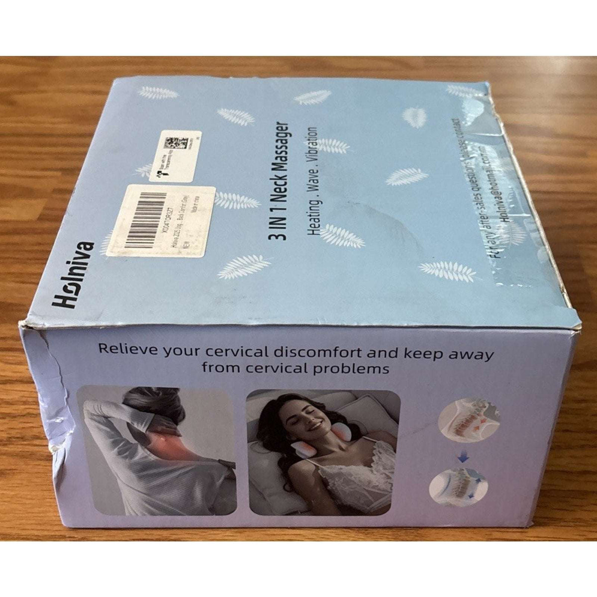 Upgraded Neck Shoulder Massager Device with Heat, Pulse & Vibration Rechargeable