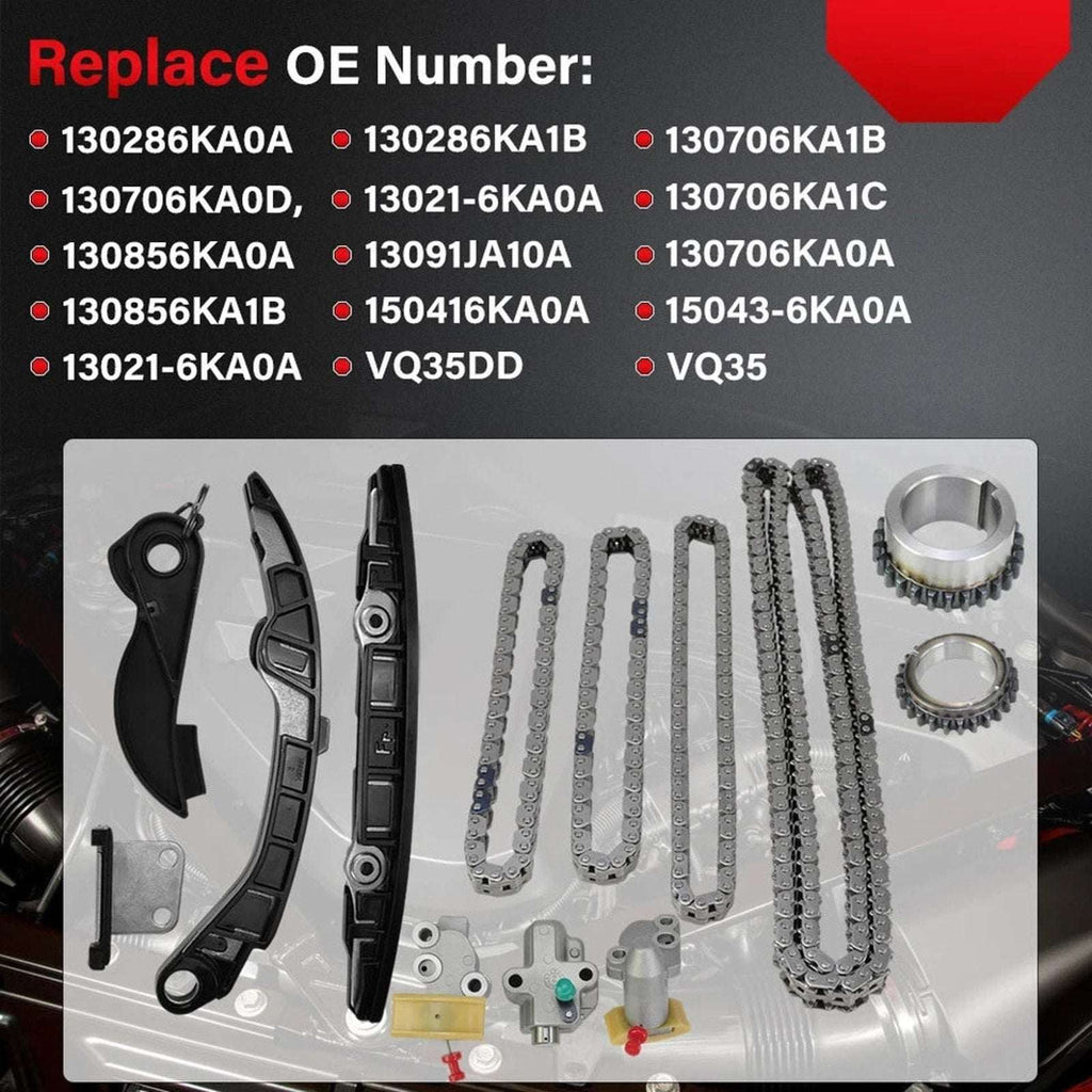 Timing Chain Kit Fits Nissan Pathfinder VQ35DD Infiniti QX60 3.5L V6 2017-2024