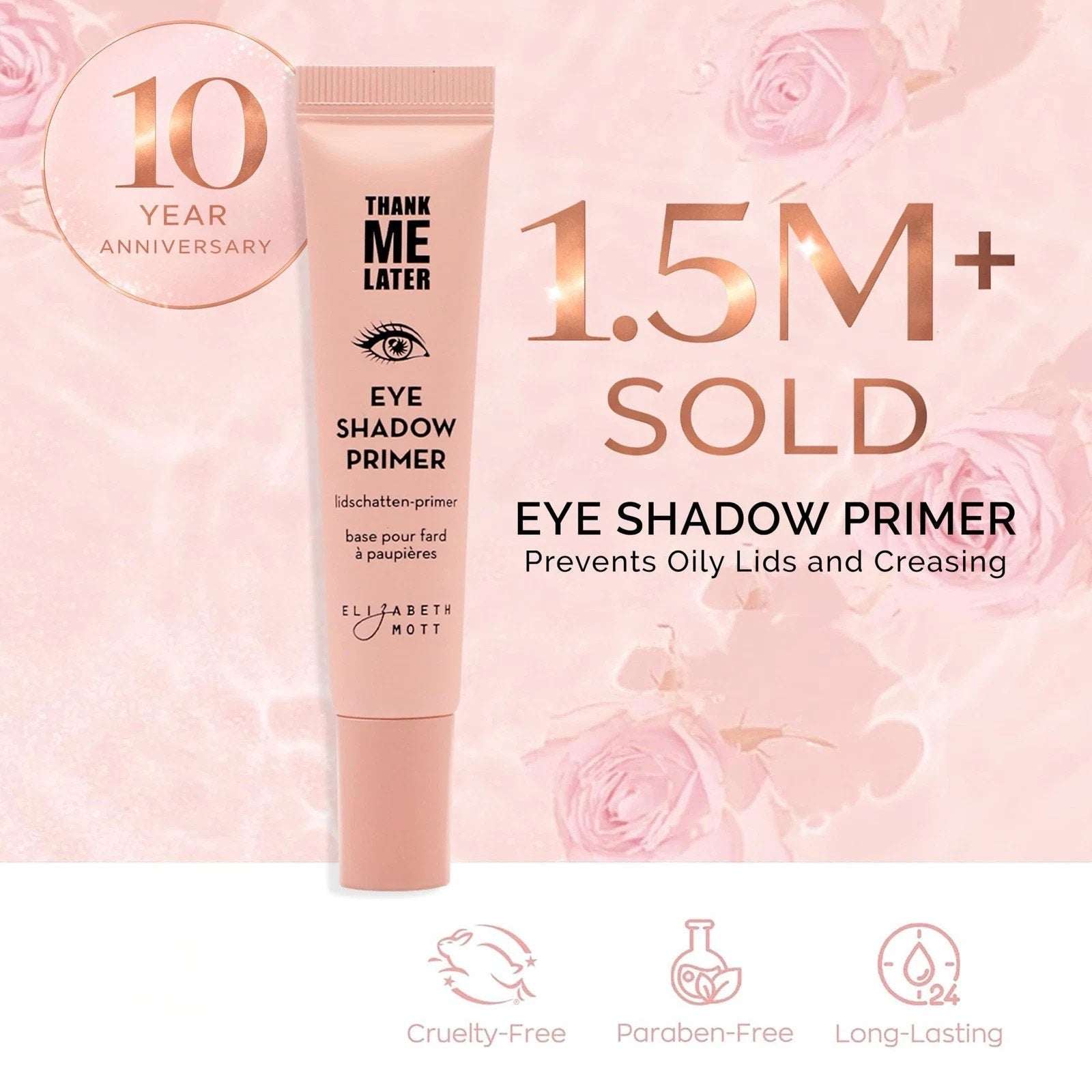 Thank Me Later Eye Primer - Long-Lasting, Eyeshadow Primer Base for Oily Lids