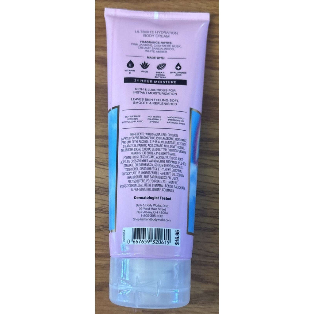 5PC Bath & Body Works Pink Cashmere Body Wash, Cream & Mist + Cookie Lip Scrub+