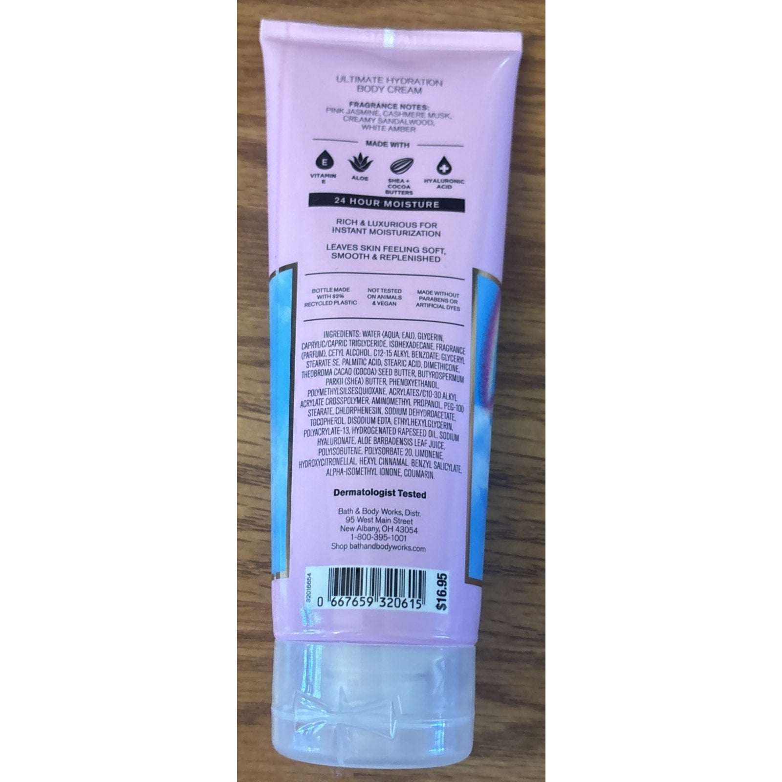 5PC Bath & Body Works Pink Cashmere Body Wash, Cream & Mist + Cookie Lip Scrub+