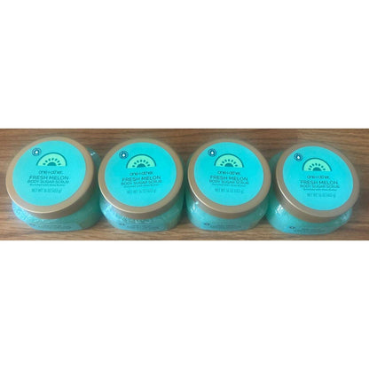 4-Pack One+Other Fresh Melon Body Sugar Scrub with Shea Butter - 16 oz each