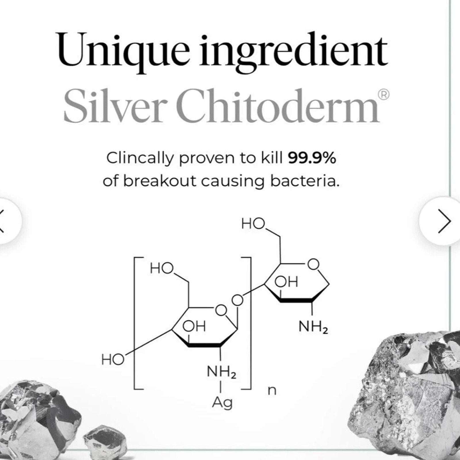 47 Skin Silver Mask, Anti-Blemish and Scar Repair w/ Silver Chitoderm, 2 fl oz.