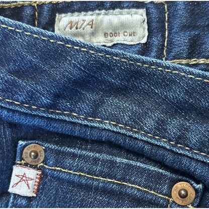 BIG STAR Mia Boot Cut Medium Blue Stretch Denim Jeans Size 31 R