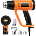 1800W Heavy Duty Heat Gun Fast Heat 752℉ & 1112℉ Dual-Temperature & 4 Nozzles