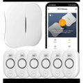 Home WiFi Water Leak Detector w/ App Notification 1 M13 Gateway + 6 WD61 Sensors