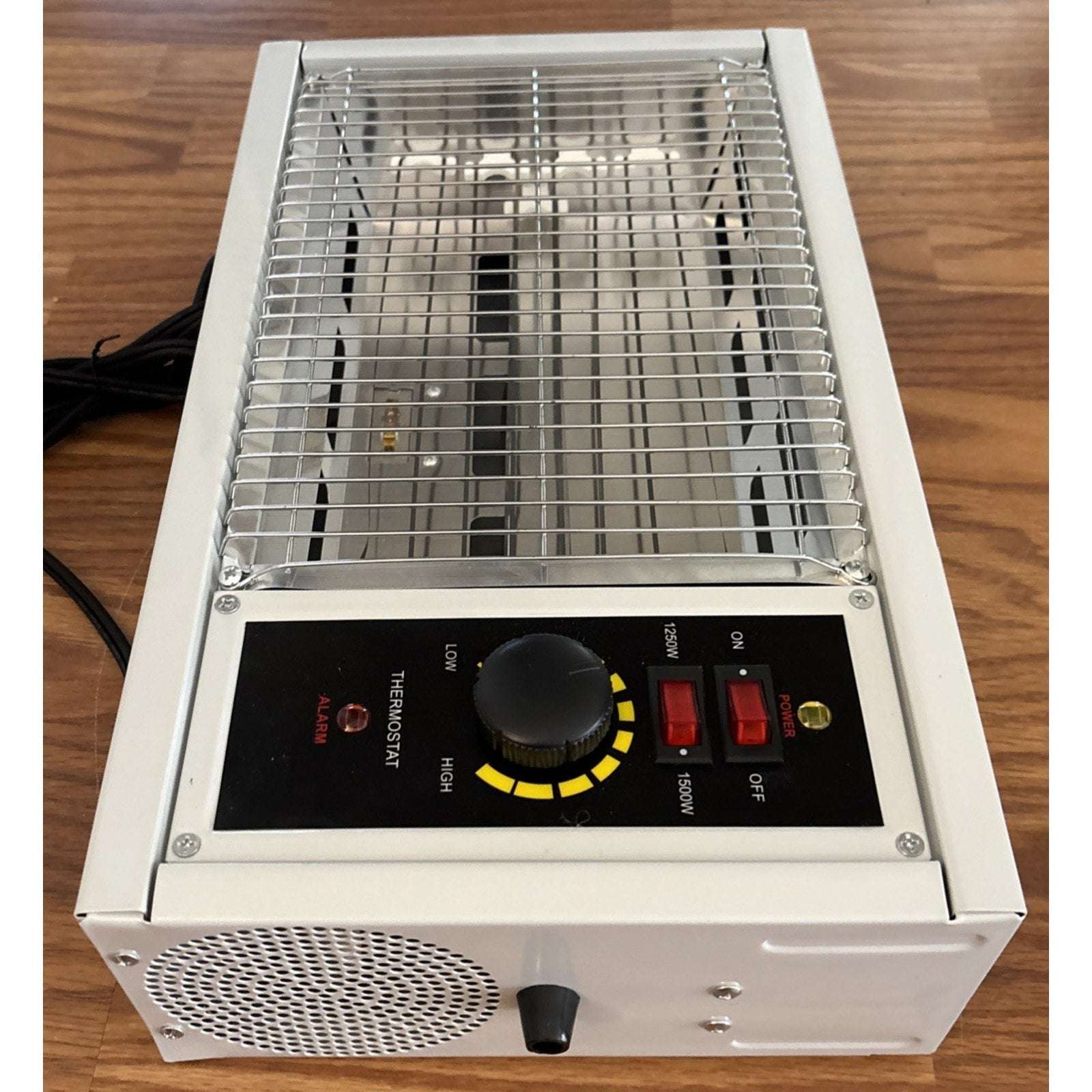 ETL Portable Fast Radiant Heater RH02 1500/1250W Tip-Over Cutoff Overheat Protec