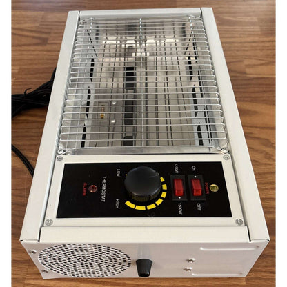 ETL Portable Fast Radiant Heater RH02 1500/1250W Tip-Over Cutoff Overheat Protec