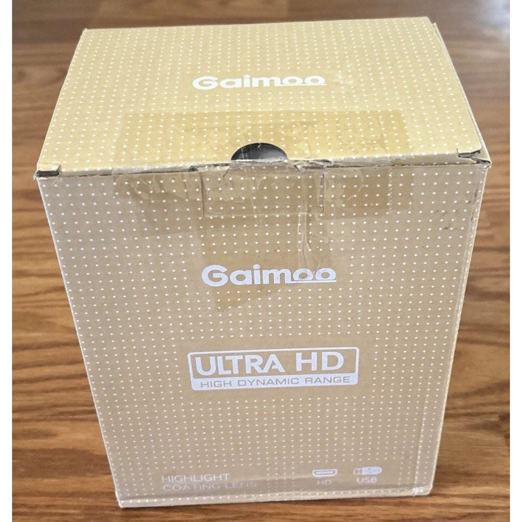 Gaimoo 1080P FHD 4K Home Theater Projector WiFi Bluetooth w Mouse, Remote Bundle