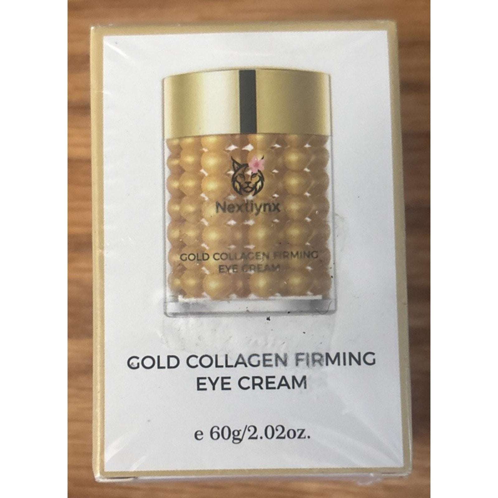 Anti-Aging Gold Collagen Firming Eye Cream For Dark Circles, Wrinkles, Puffiness