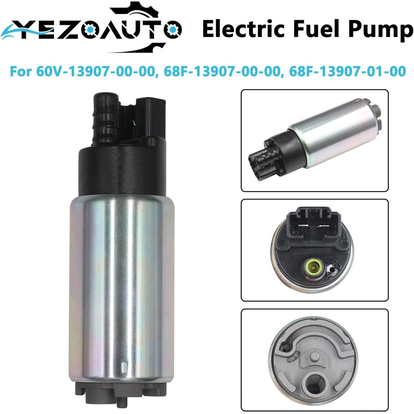 Outboard Fuel Pump +Strainer for 2000-2012 Yamaha HP LZ VZ V Z 60V-13907-00-00