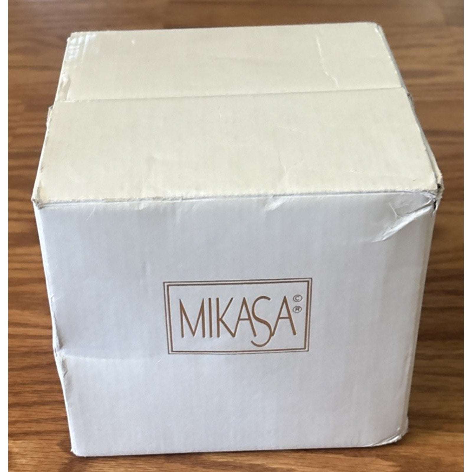 Set of 4 Mikasa Olympus Highball Crystal Glasses 5 3/8 in Boxed NEW Discontinued