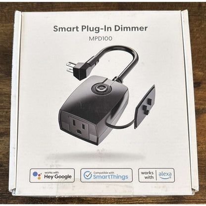 MEROSS Smart Outdoor Dimmer Plug Outlet Alexa SmartThings Google Voice Control