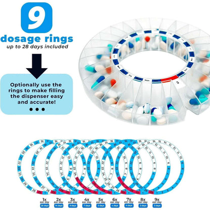 Adamson TimelyMed Smart Pill Dispenser Machine w/ Alarm, WiFi App, Lock (NEW)