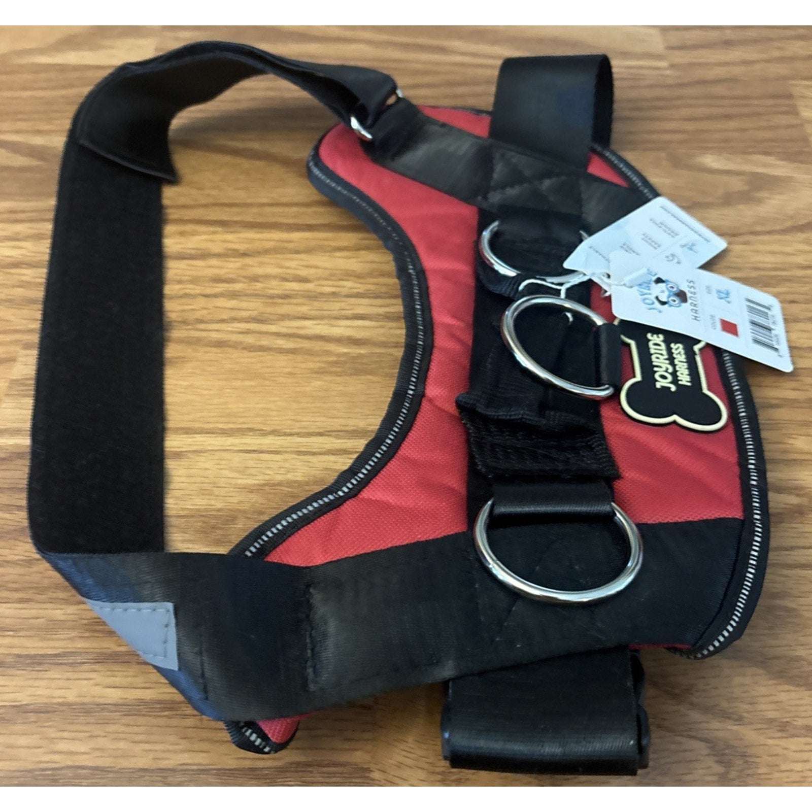 Joyride No Pull Pet Harness Adjustable Reflective Padded with Handle XL Red