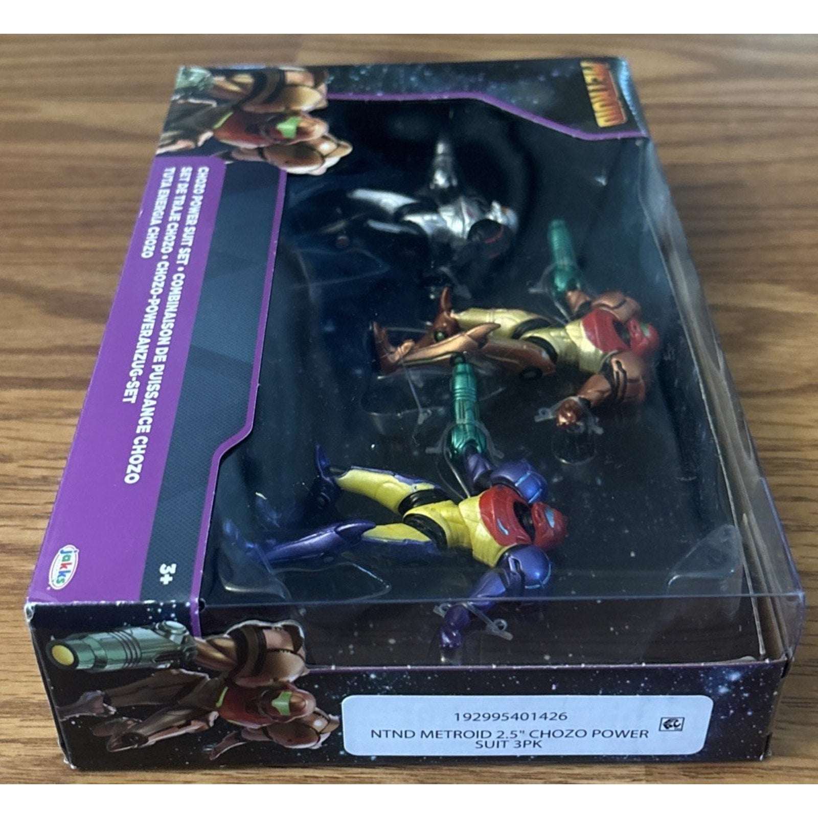 2025 JAKKS Pacific Metroid - SAMUS’S CHOZO POWER SUIT SET 2.5in Figure 3-Pack
