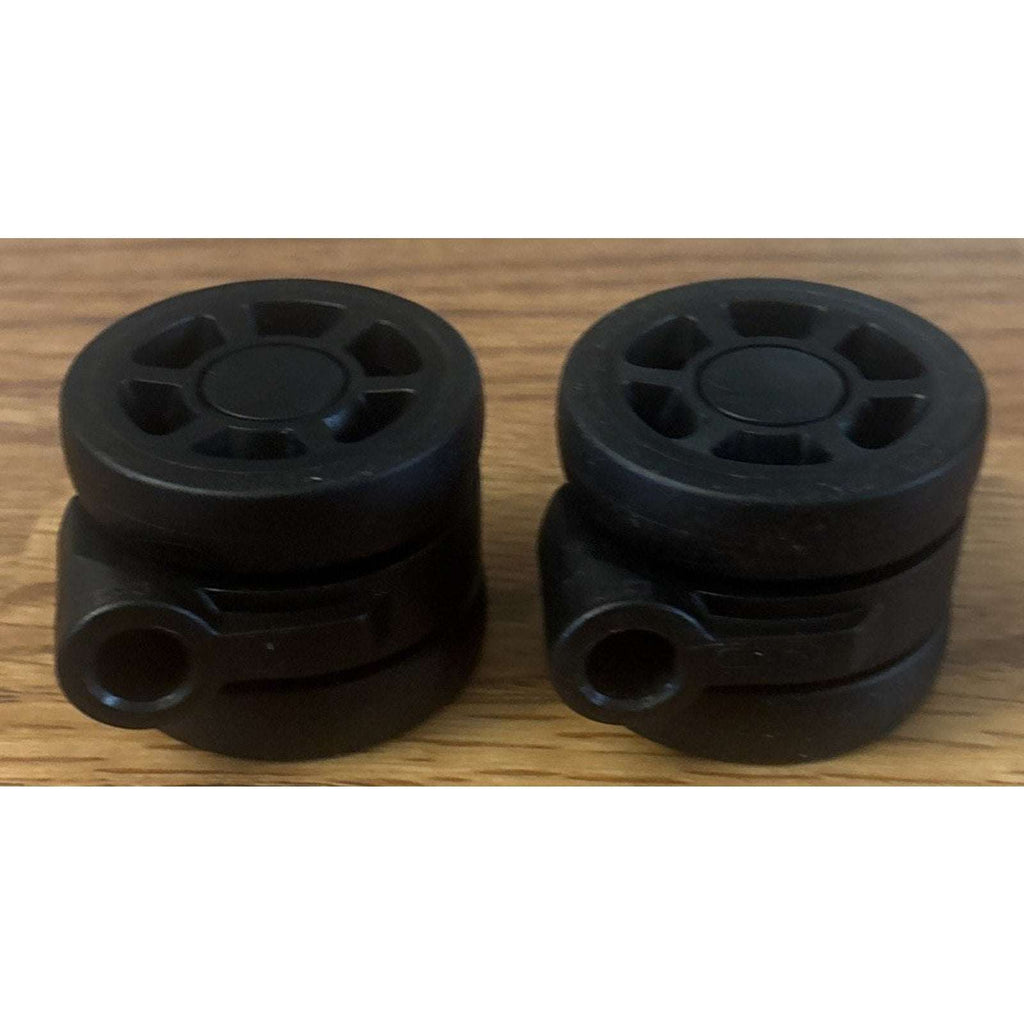 Wheels for Rimowa Trunk, 2 Pack Replacement Kit for Luggage(50mm-Black-Sector)