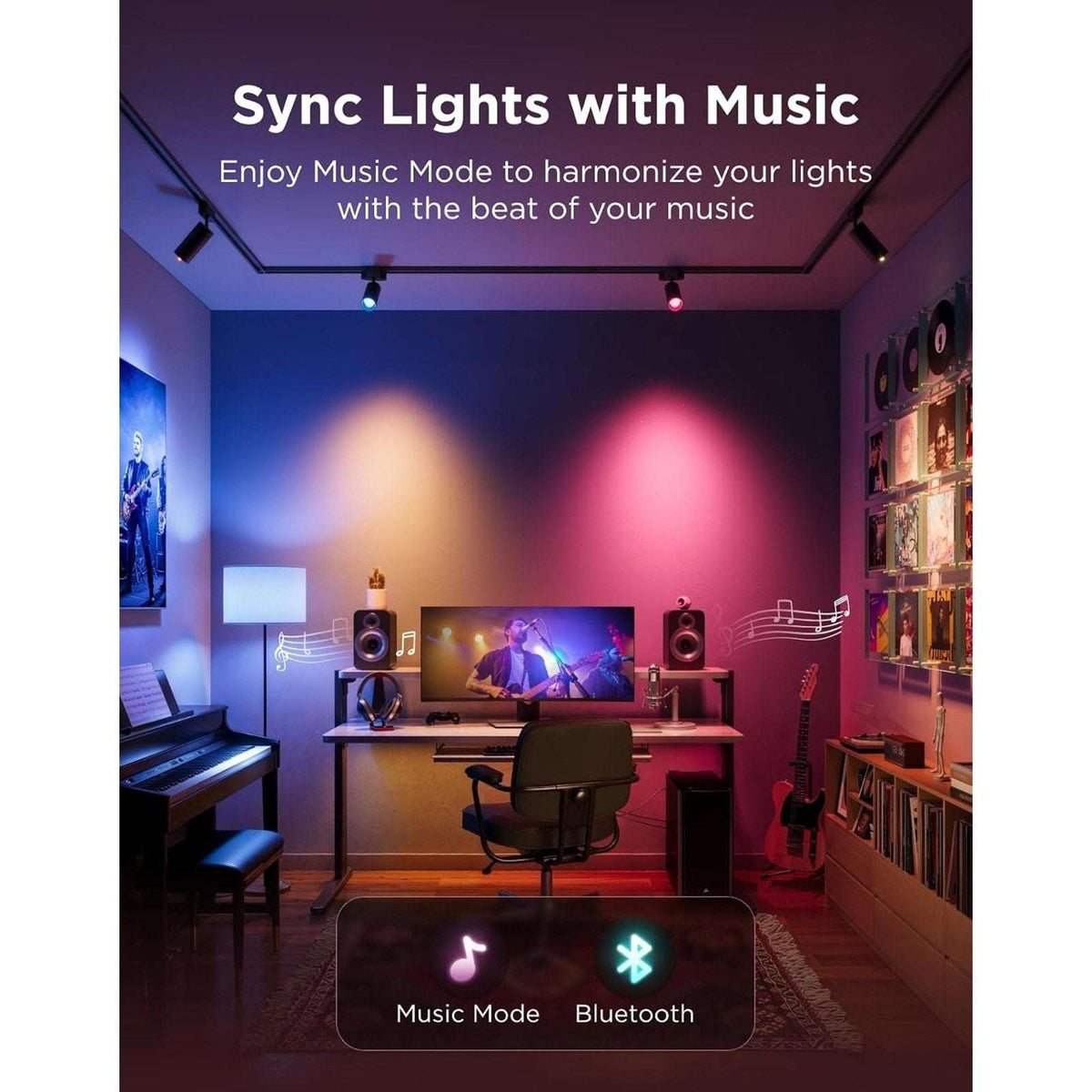 6PK Govee E12 Smart LED RGBWW Candelabra Light Bulbs Matter, Alexa, Google H600B