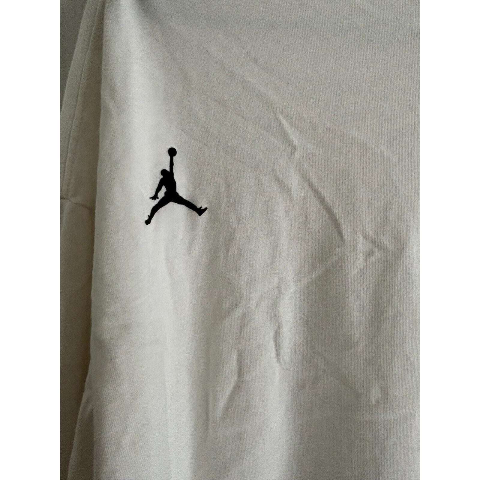 Nike Air Jordan 23 Engineered '85 Long Sleeve Dunk Contest White T-Shirt Sz XL