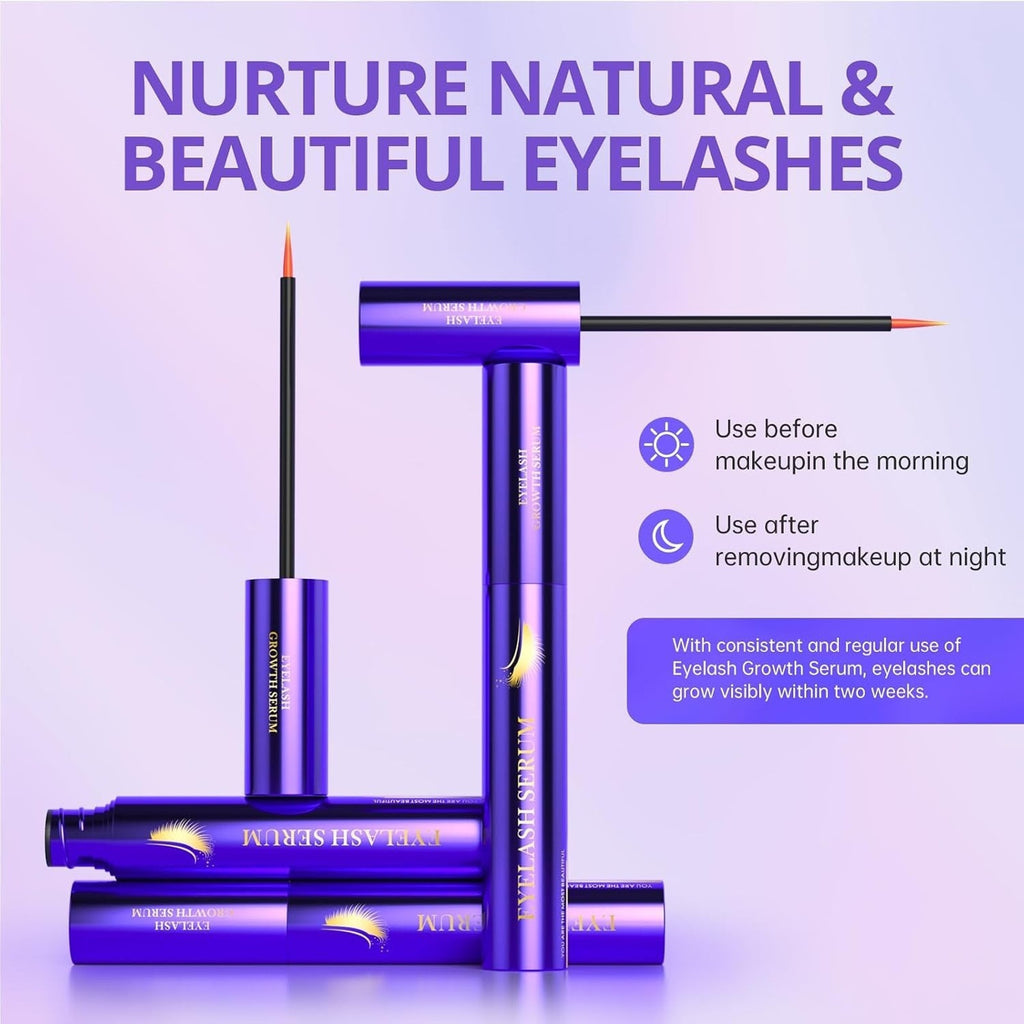 Rapid Eyelash Growth Serum for Thicker, Longer & Stronger Lashes & Brows