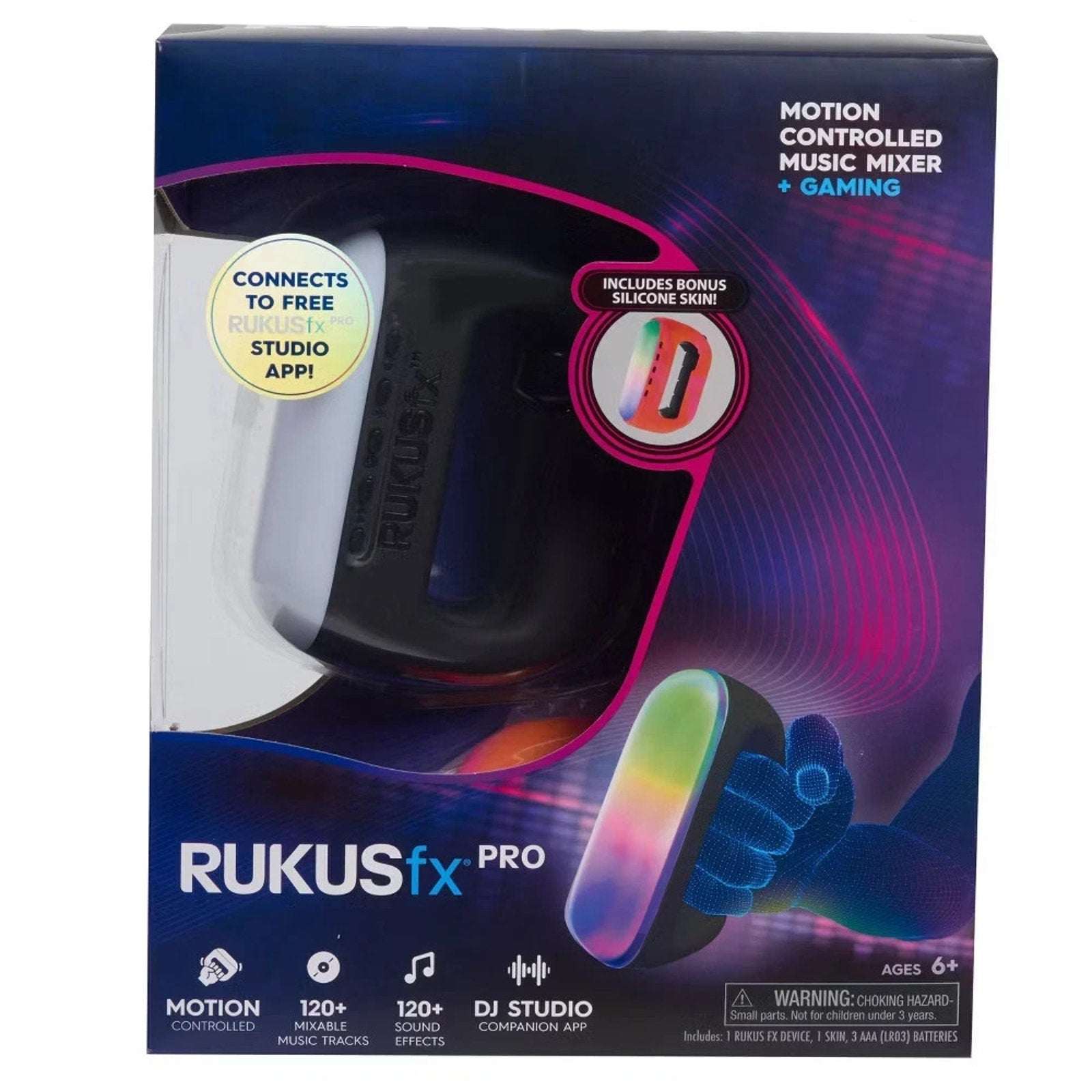 RUKUSfx Pro Motion Controlled Music Mixer + Gaming 120+ Tracks BeatSnap Tech