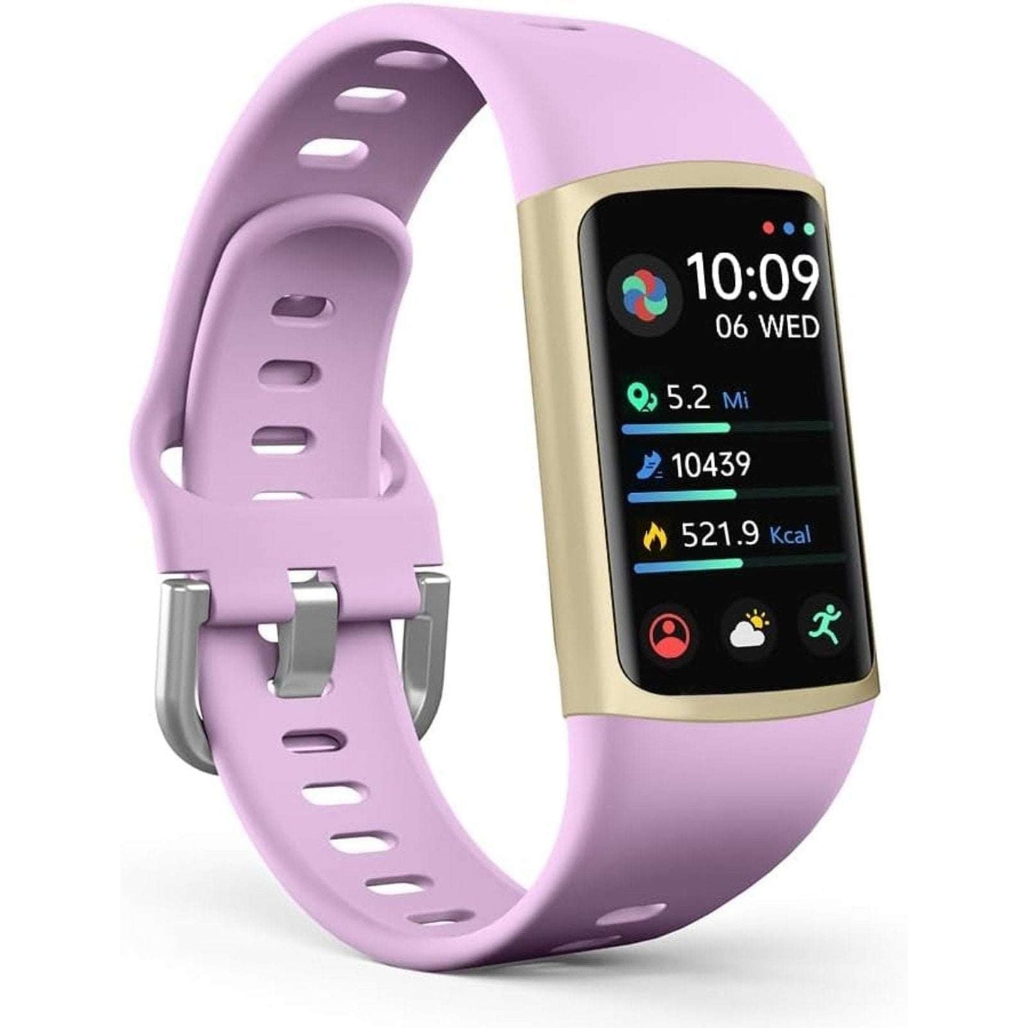 FITVII FINO 2 Slim Fitness Tracker, Smart Watch with Blood Oxygen, Sleep Monitor