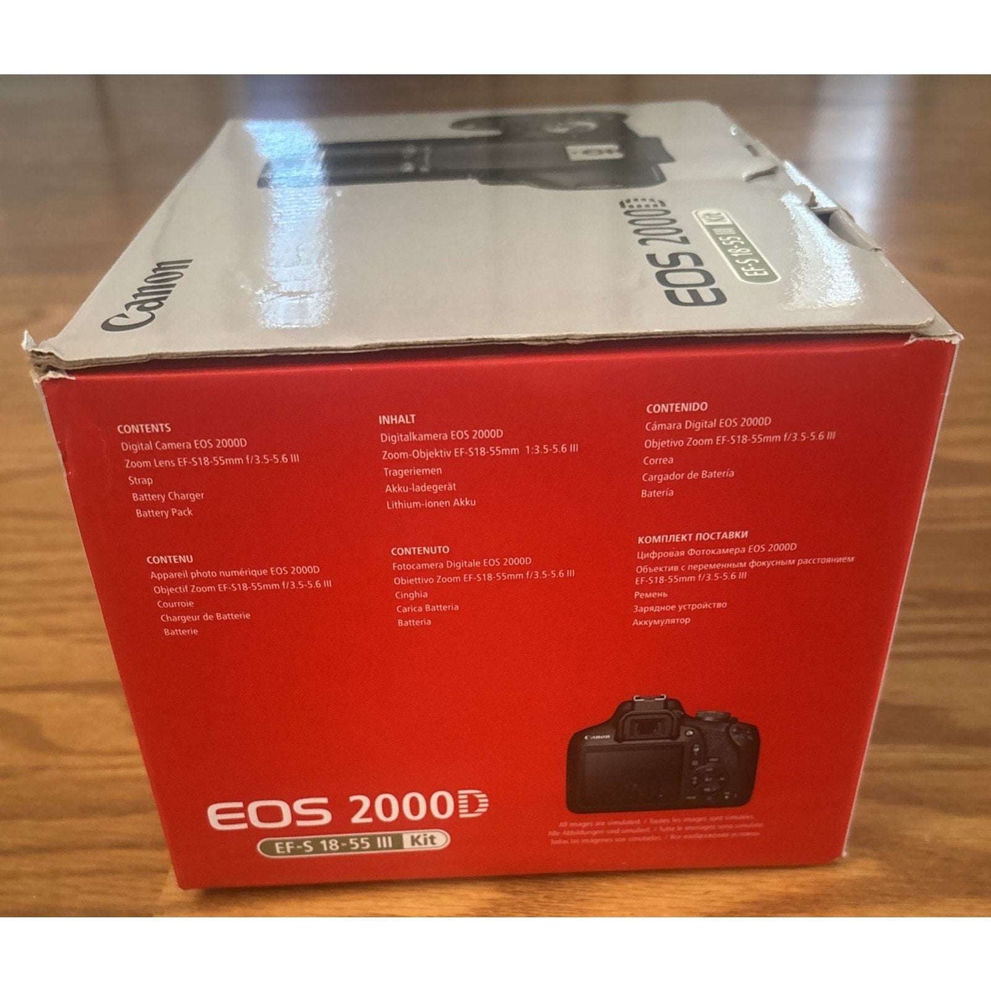 Canon EOS 2000D / Rebel T7 EF-S 18-55mm III Lens Kit + Filters, Lens, Bag & More