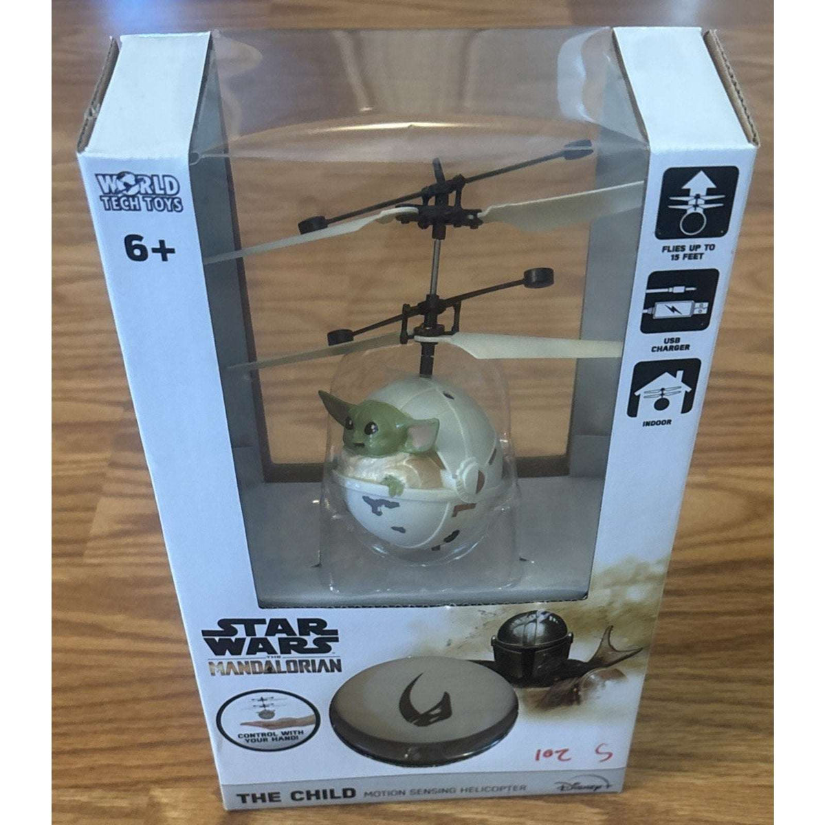 Star Wars Mandalorian The Child Motion Sensing Flying Helicopter Baby Yoda Drone