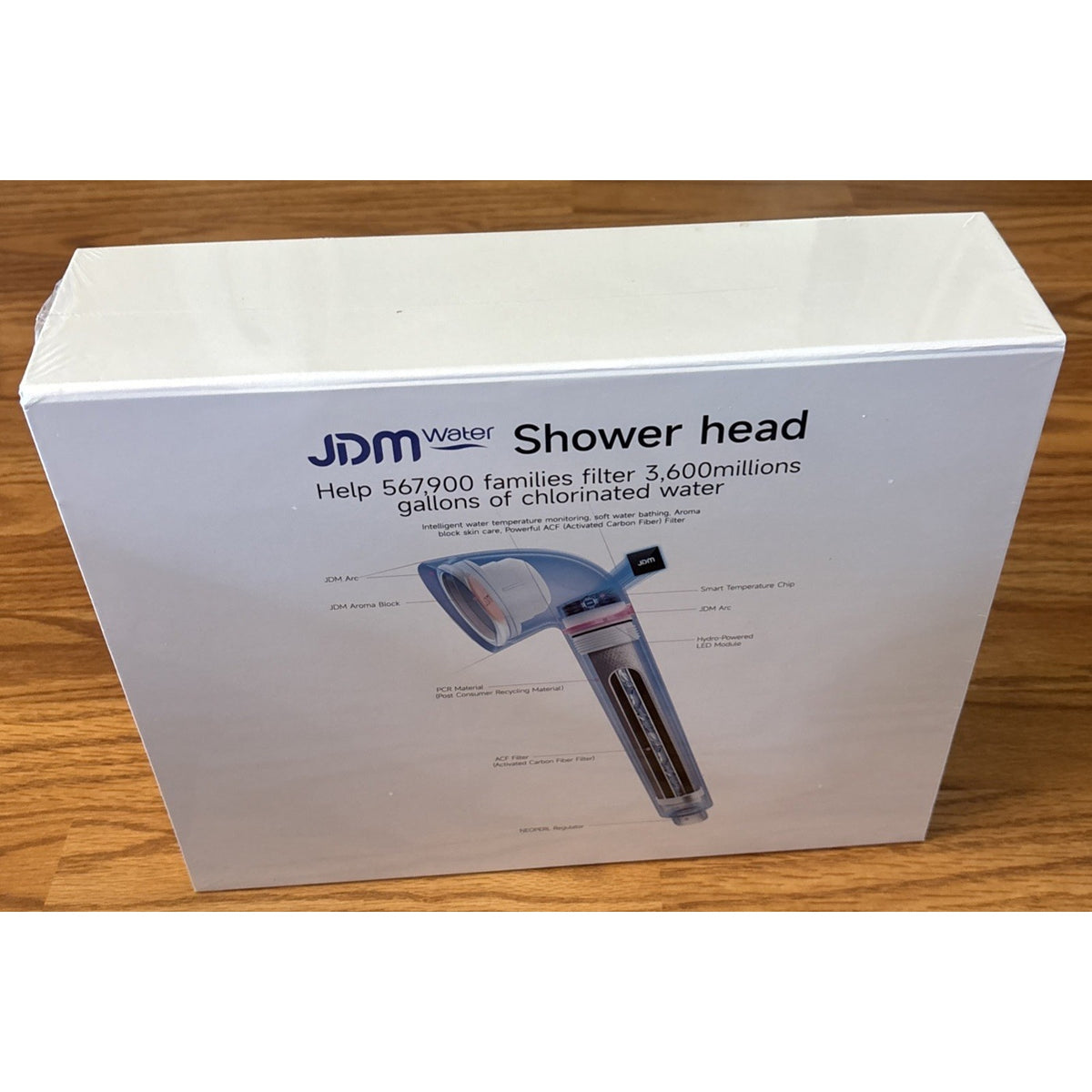 JDM Smart Water Aromatherapy Skincare Filtered Shower Head Showerhead New/Sealed