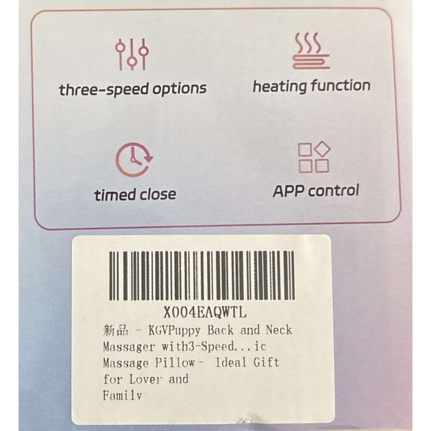 SOFT PUPPY BUDDY Heated 3-Speed Massager Timer, Rechargeable, Remote App Control