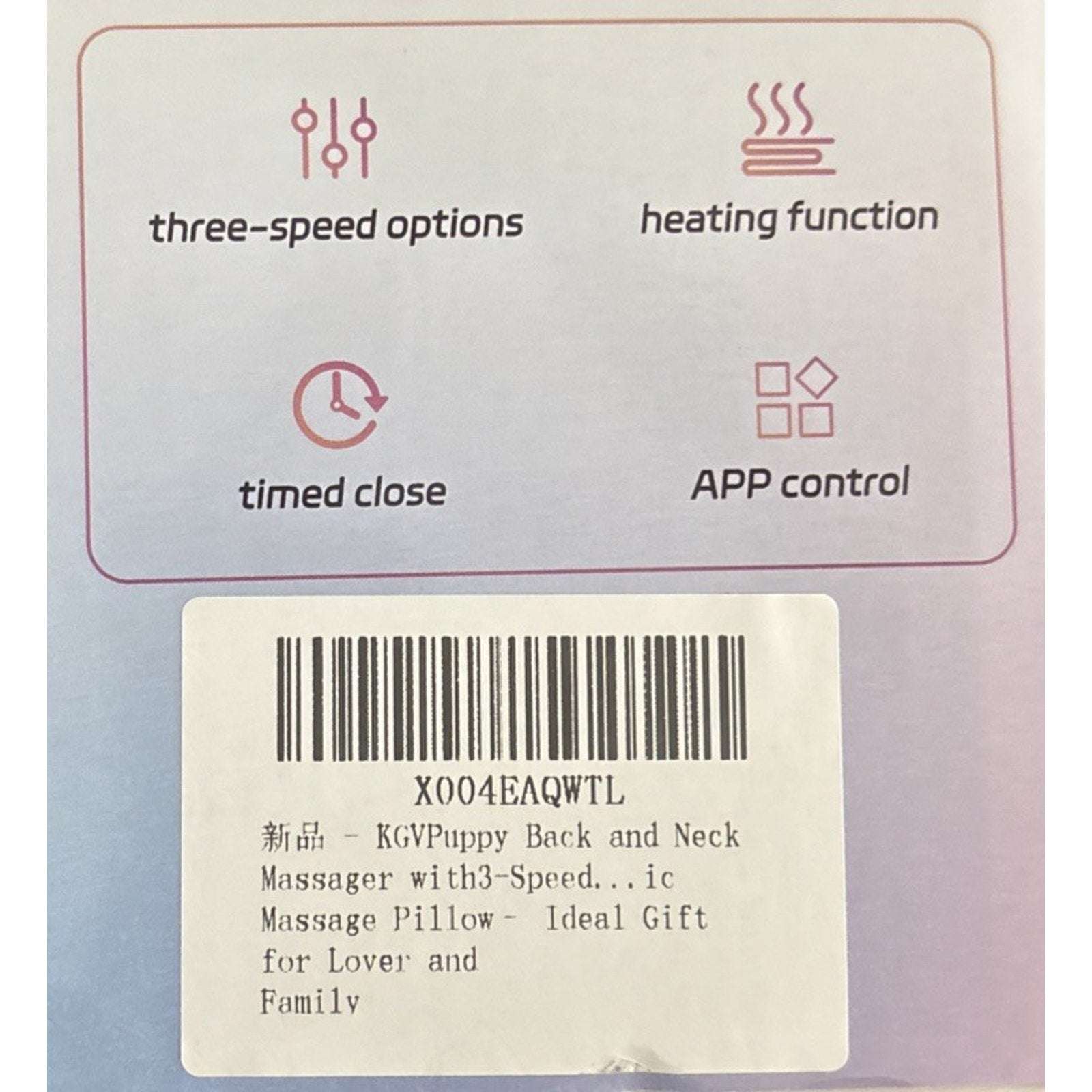 SOFT PUPPY BUDDY Heated 3-Speed Massager Timer, Rechargeable, Remote App Control