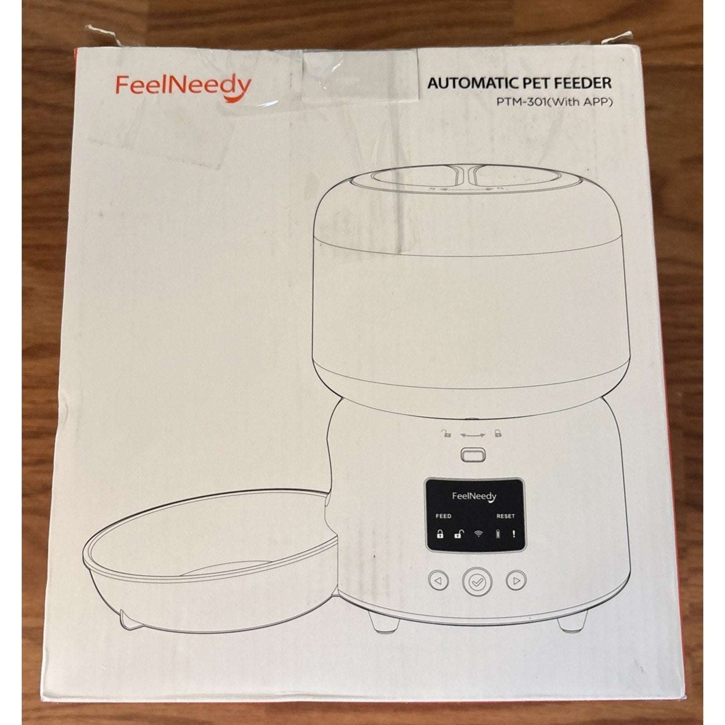 3L Automatic Cat Pet Food Dispenser Feeder w/ APP Control, Up to 10 Meals Daily