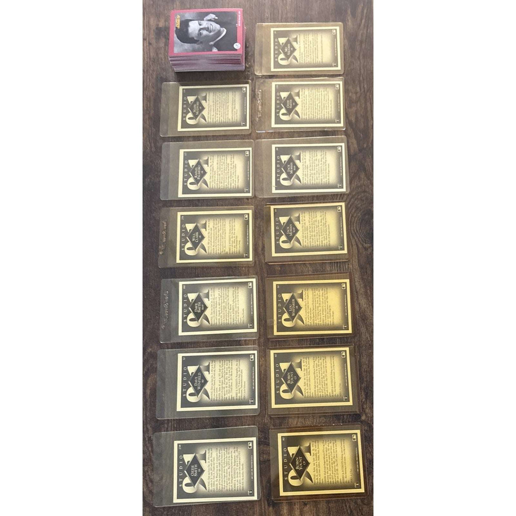1991 LEAF STUDIO BASEBALL PARTIAL SET 90 Cards Mo Vaughn Ozzie Smith Will Clark+