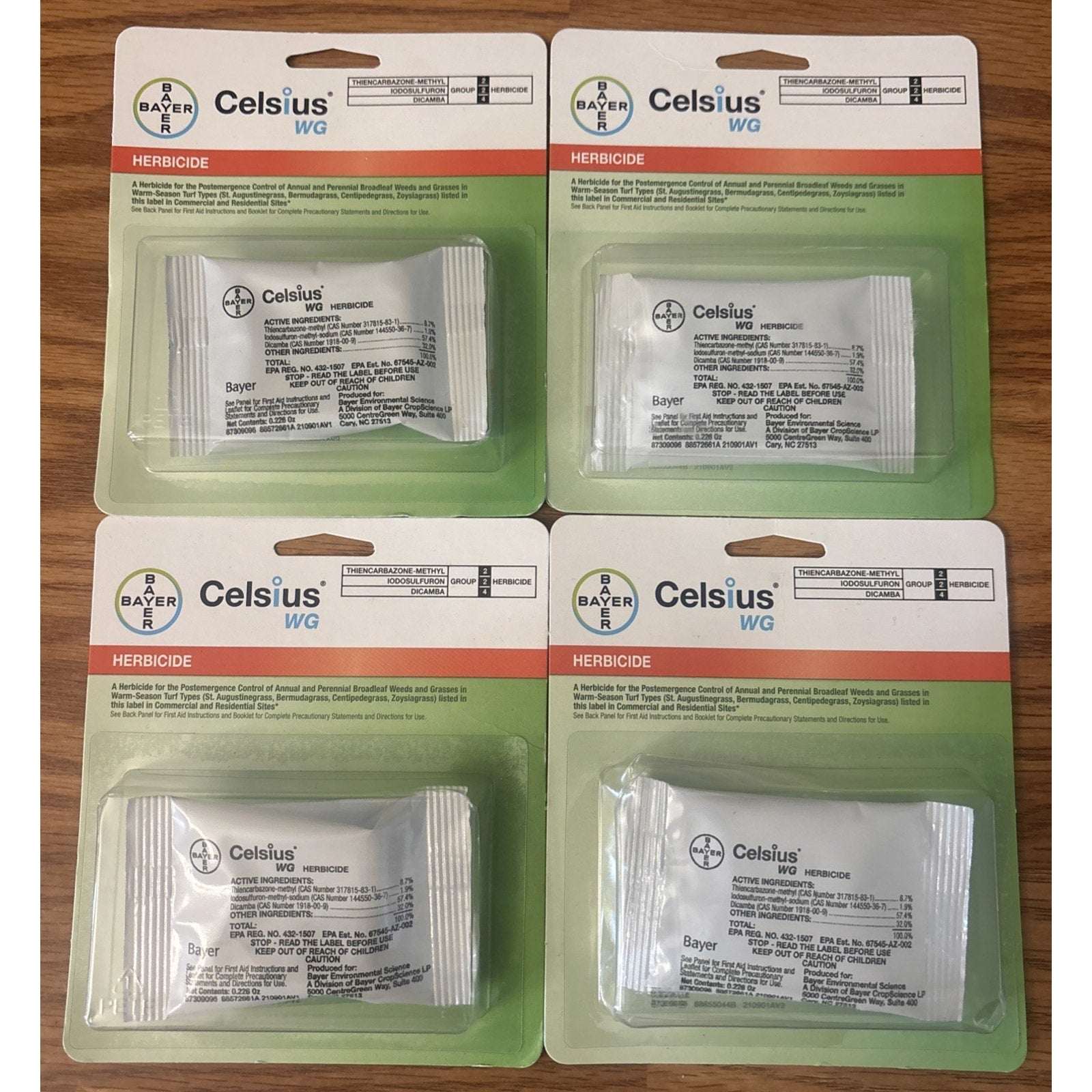 4x Celsius Herbicide - Single dose 0.226 oz Easy Mix Packet - Post Emergent