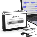 Dansrue USB Cassette Tape to MP3 Converter with Software CD and Headphones